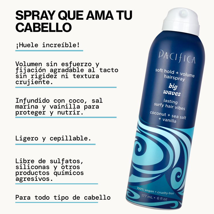 Big Waves - Spray para cabello, da volumen a tu cabello