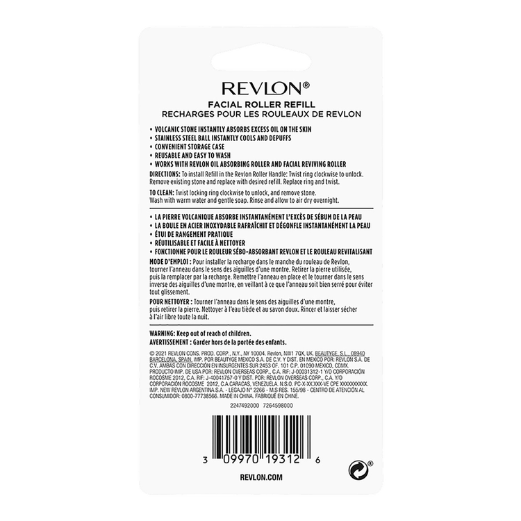 Revlon Bt Rodillo facial estuche seguro
