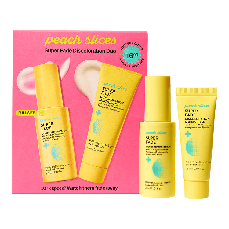 Super Fade Discoloration - Set de regalo, suero + hidratante facial