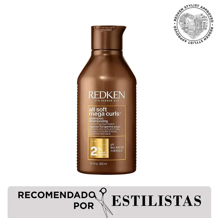 All Soft Mega Curls - Shampoo, para cabello rizado