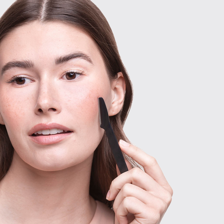 Pro Dermaplaning Tool Exfoliante facial exfoliación suave y profunda