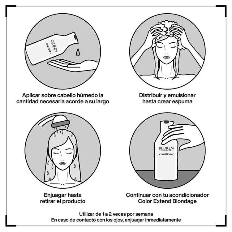 Color Extend Blondage - Shampoo, neutraliza tonos amarillos
