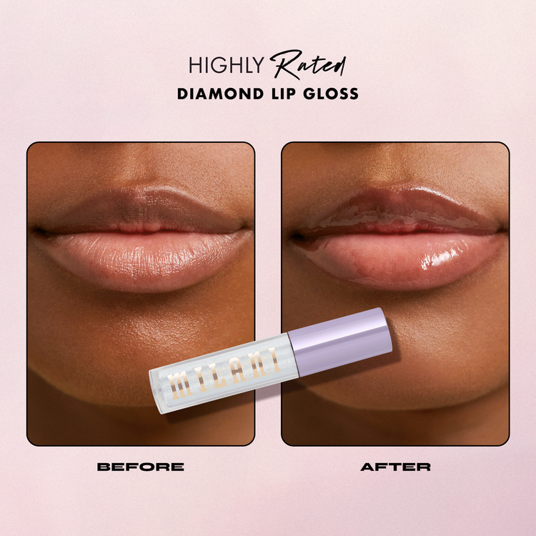 Highly Rated Diamond Brillo labial brillo labial transparente con brillo intenso.