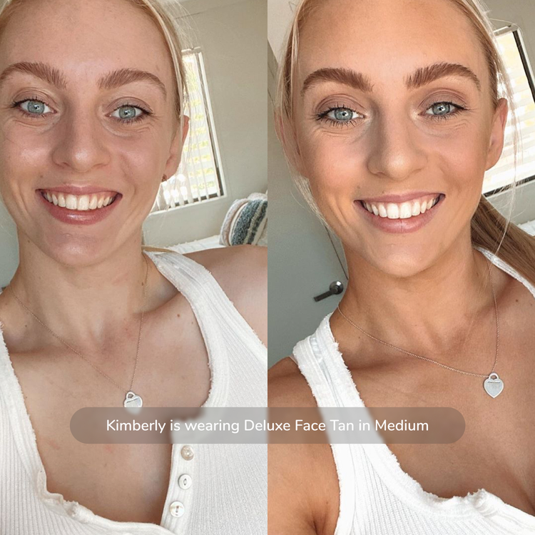 Deluxe Face Tan Bronceador deluxe para el rostro acabado bronceado