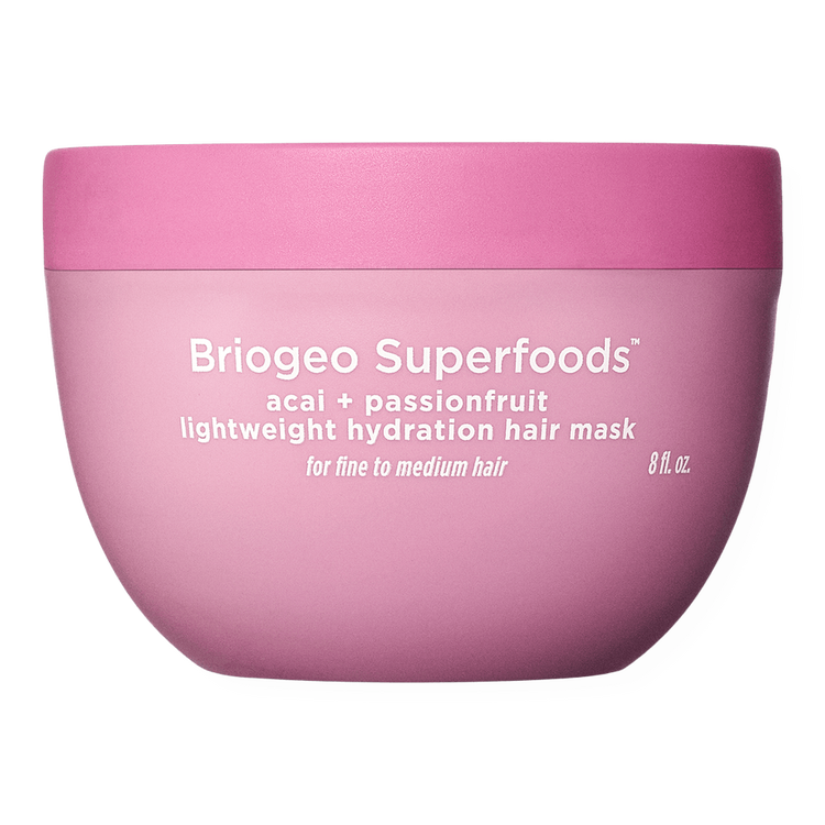 SF Acai + Passionfruit Mascarilla hidratante para cabello softer, smoother, more manageable hair in 5 minutes.