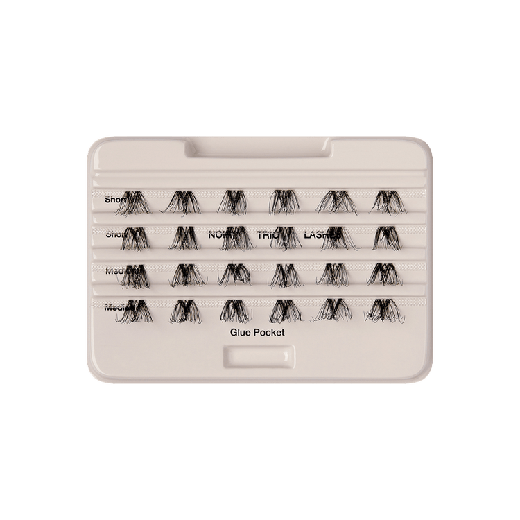 The New Natural Extensiones de pestañas individuales punta fina, efecto invisible