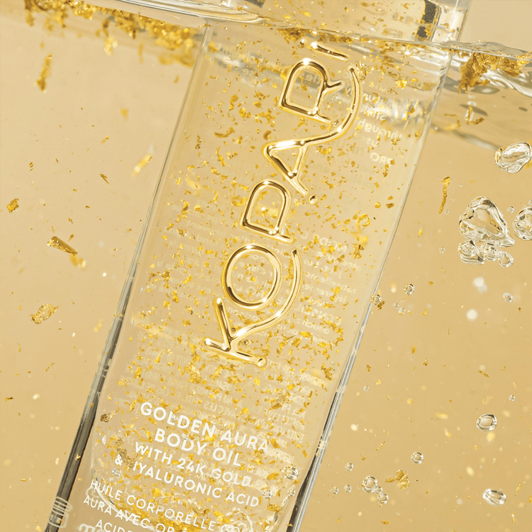 Golden Aura Aceite corporal hidratación profunda