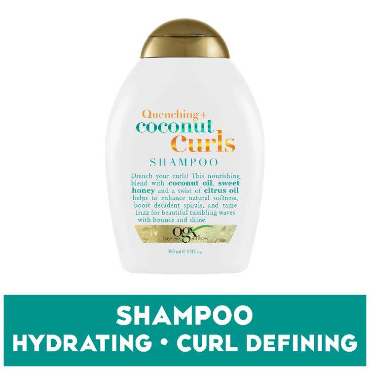 OGX Quenching + Coconut Curls - Shampoo, para rizos