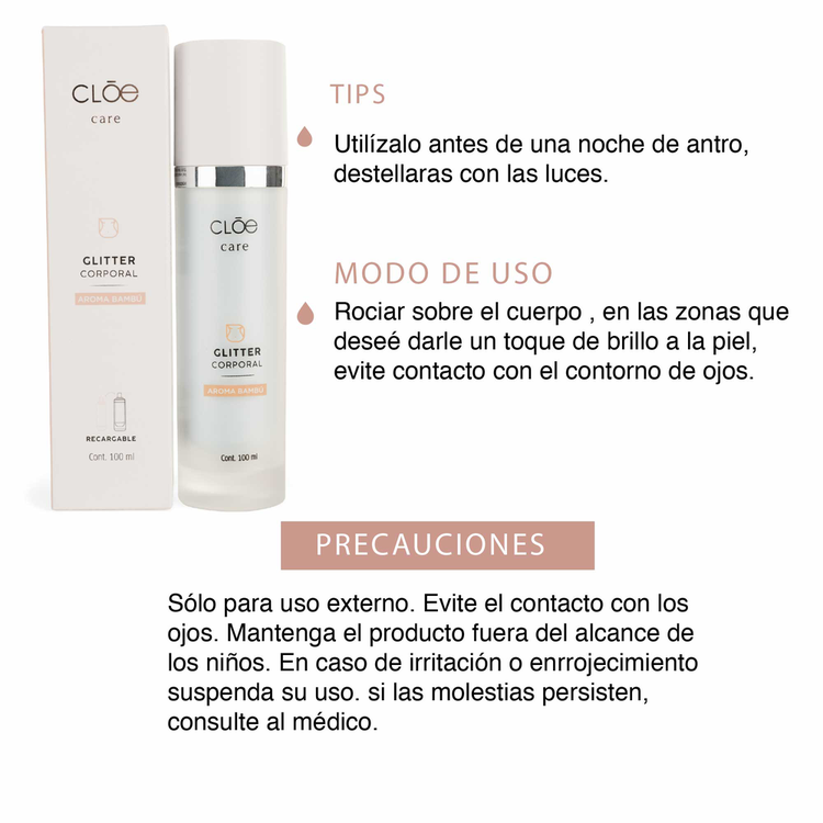 Brillo corporal, para todo tipo de piel