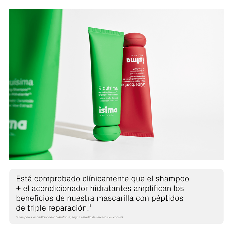 Súperbomba Triple Repair Mascarilla con péptidos ultra concentrada en péptidos