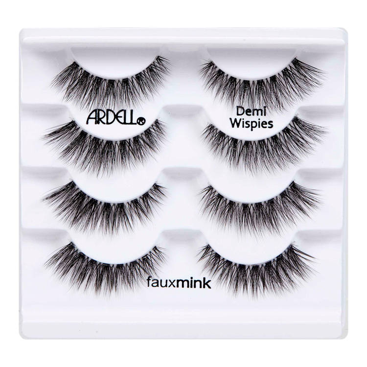 Faux Mink Demi Wispies Pestañas postizas volumen medio y longitud perfecta.