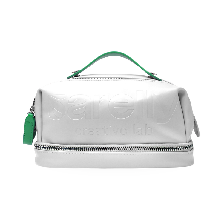 Cosmetiquera - Multicompartimentos antiderrame, de piel vegana