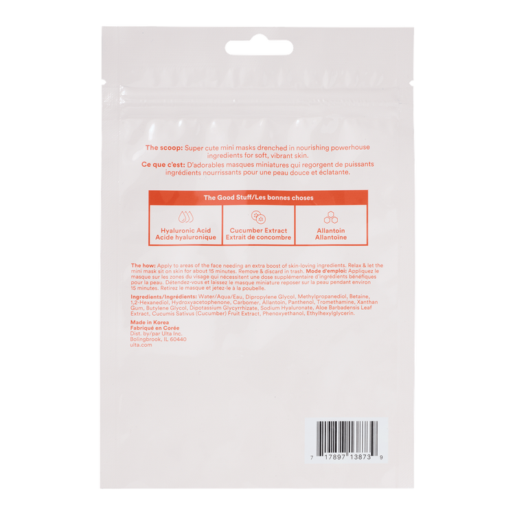 ULTA TARGETED TLC Mascarillas faciales mini piel suave y radiante