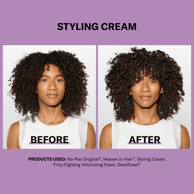 Styling Cream Touchable Moisturizing Definer Crema para peinar controla el frizz