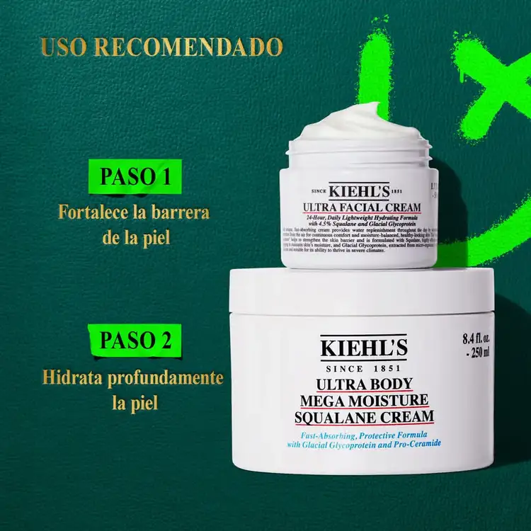 Ulta Hydrated Face+Body - Set de regalo, crema facial + hidratante corporal
