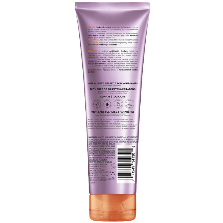 Ever Frizz - Shampoo, protección de color y control de frizz