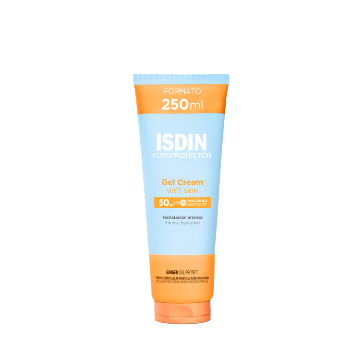 Gel Cream Wet Skin - Protector solar corporal, hidratación intensa