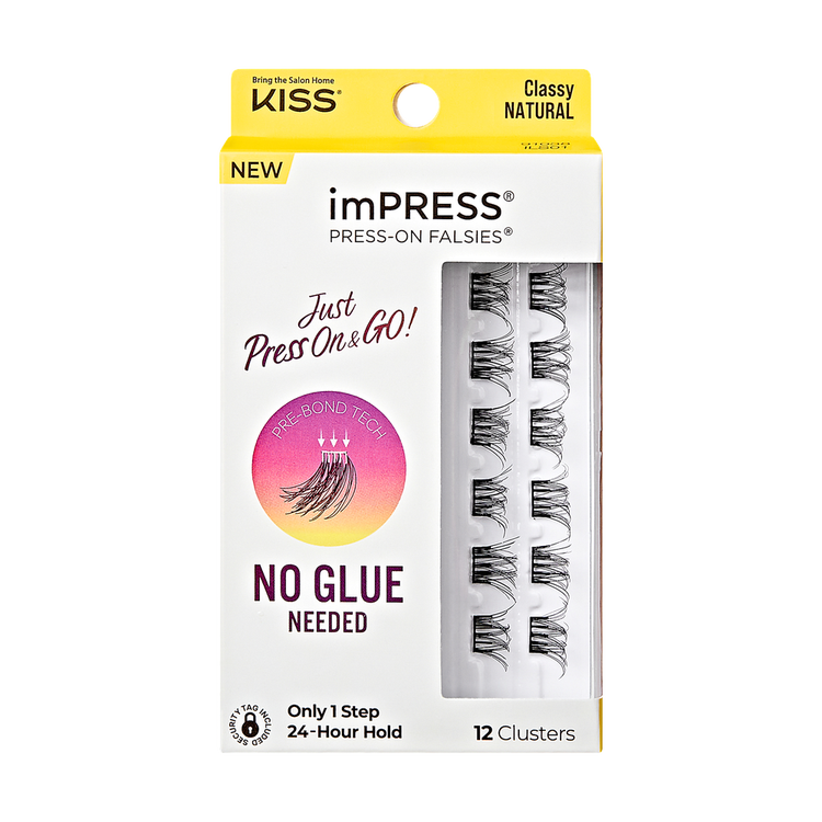 Impress Extensiones de pestañas individuales sin pegamento