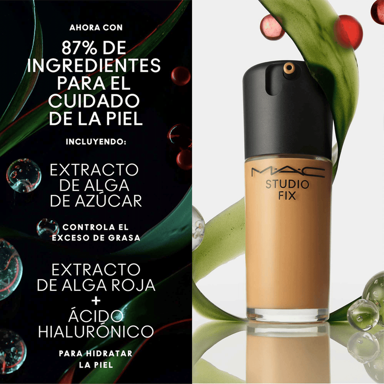 Studio Fix Fluid Spf 15 24Hr Matte Foundation + Oil Control Base de maquillaje mate natural, controla grasa e hidrata