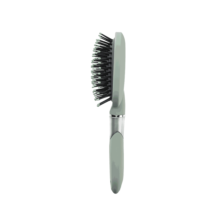 Velvet Touch - Mini cepillo ovalado, color verde