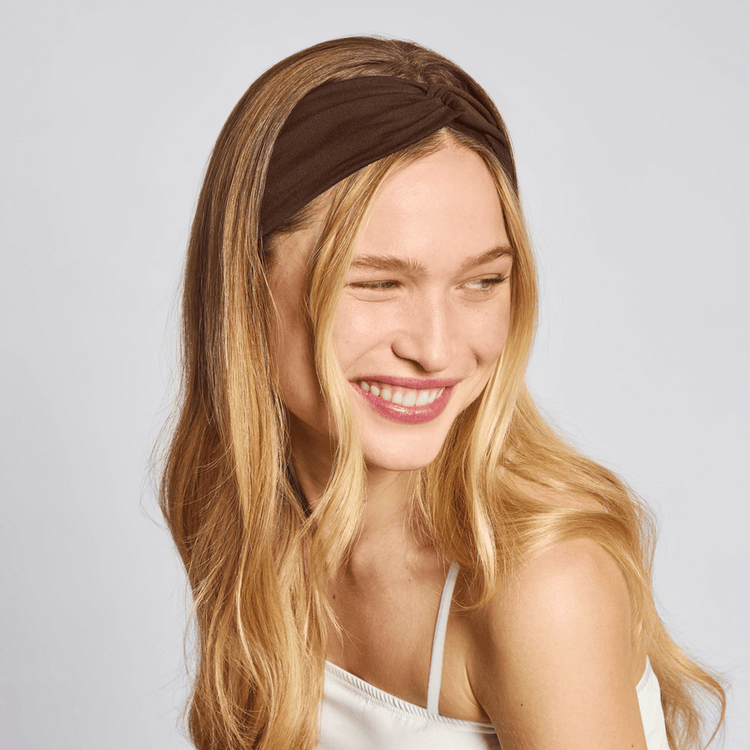 RECYCLED FABRIC Diademas turbantes elásticas de tela reciclada sujetador de cabello