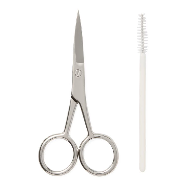 Brow Shaping Scissors and Spoolie Set Dúo para dar forma a las cejas delineado perfecto