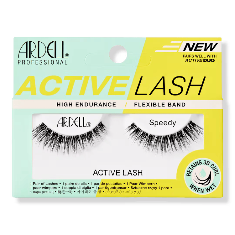 Active Lash with Flexible Band Pestañas postizas pestañas de alta duración con banda flexible.