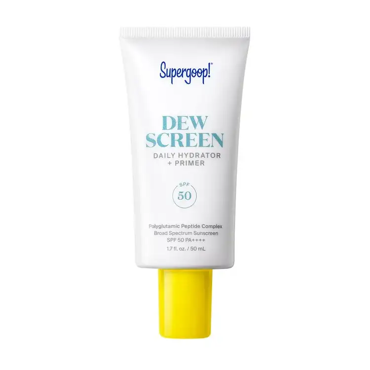 Dewscreen Hydrating - Primer hidratante SPF 50, fija el maquillaje y refuerza la protección