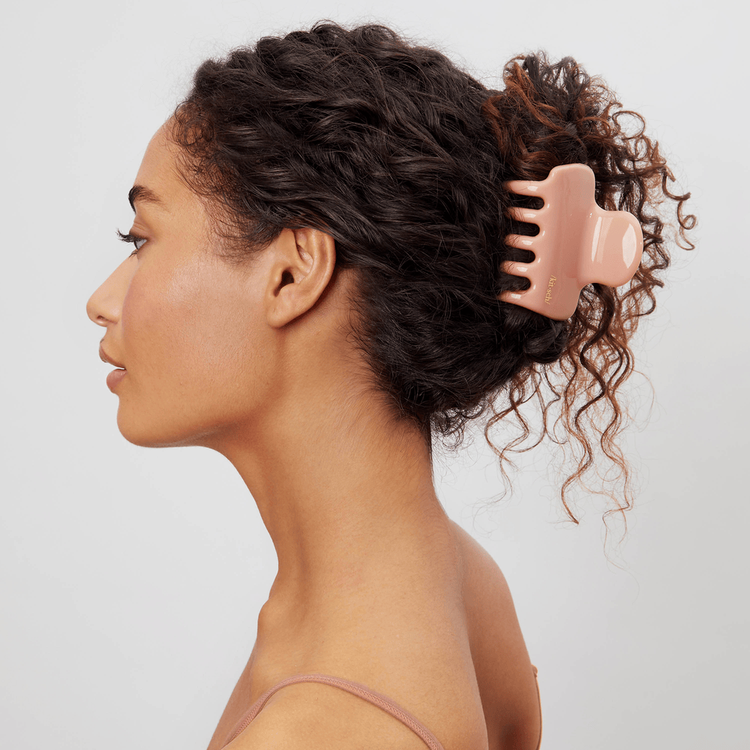 Recycled Plastic Puffy Claw Clip Pinza metálica agarre firme