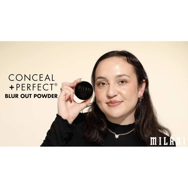 Conceal + Perfect Blur Out Polvo fijador polvos sueltos para un efecto filtro.