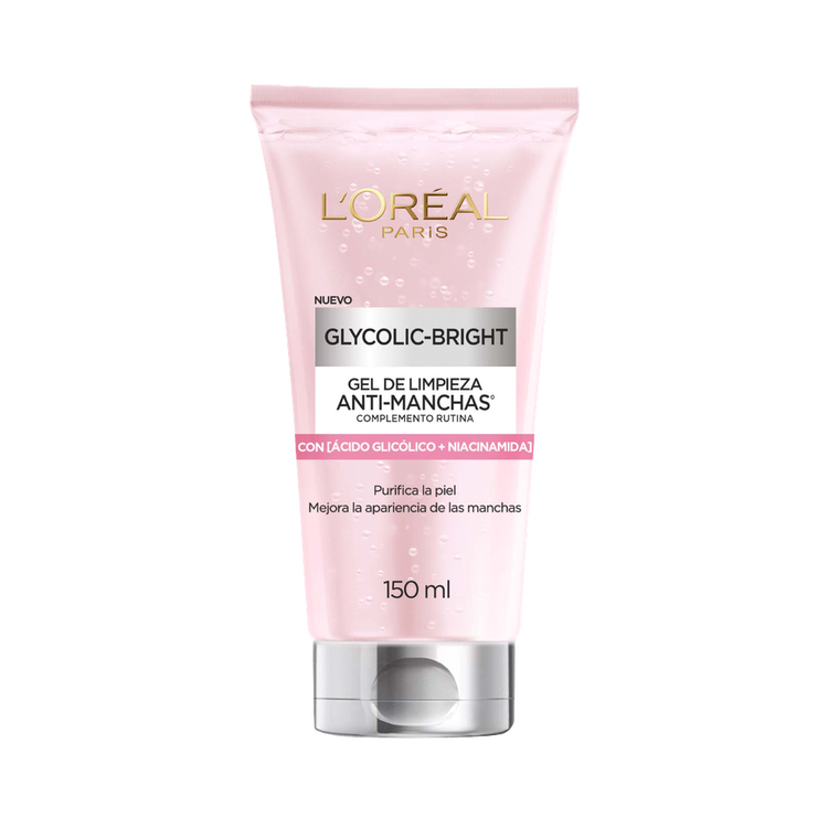 L'Oreal Paris Glycolic Bright Gel Limpiador Suero facial reduce manchas
