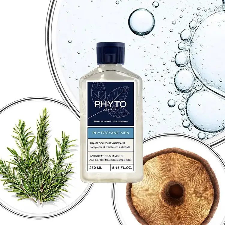 Cyane Hombre - Shampoo Complemento Shampoo anticaída hombre estimula y fortalece cuero cabelludo