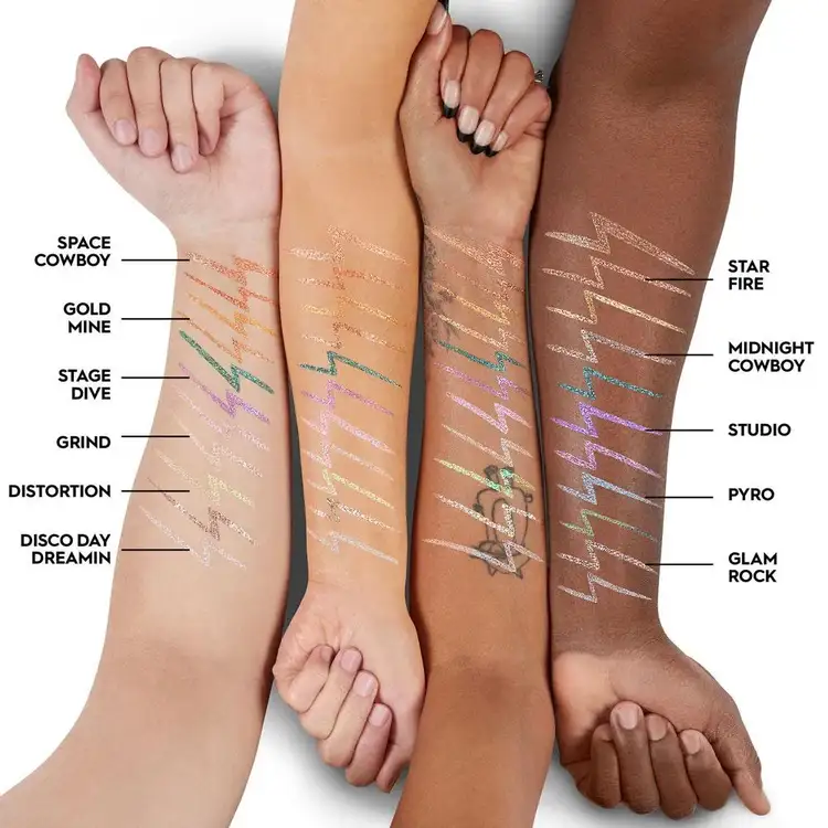 Moondust Mono Eyeshadow - Delineador líquido, secado rápido