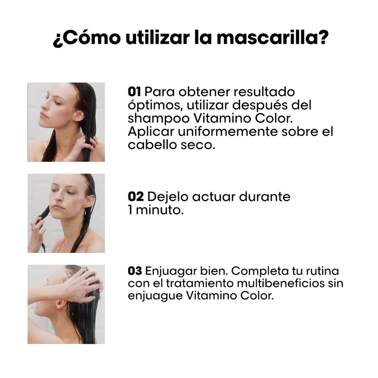 Vitamino Color - Mascarilla, 8 semanas de color intenso