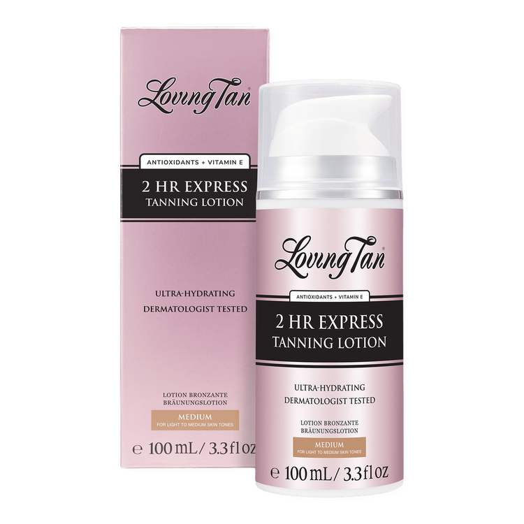 2 Hr Express Tanning Loción bronceadora hidratación ultra nutritiva