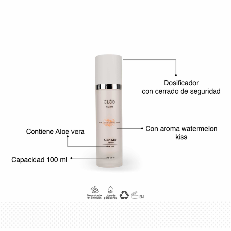 Auramist Body mist a base de extractos naturales