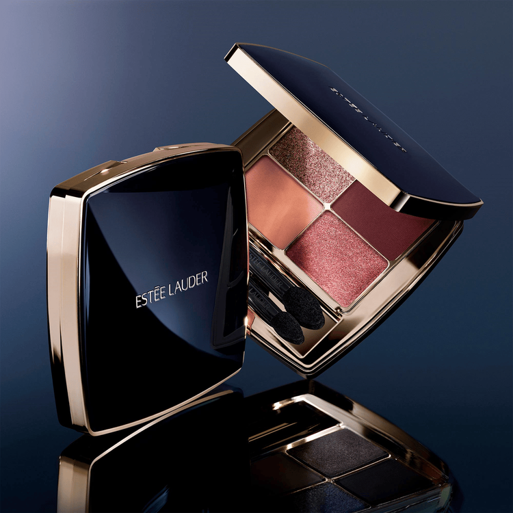 Pure Color Envy Luxe Eyeshadow - Cuarteto de sombras, acabados diferentes: mate,satinado y brillante