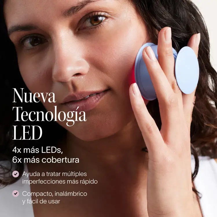 Bye Acne - Terapia de luz azul + roja, para el tratamiento del acné