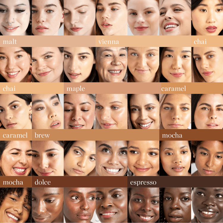 Maquillaje de Avena - Base de maquillaje, ofrece una cobertura media o total