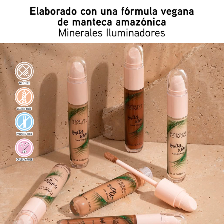 Murumuru Butter Glow Concealer Fair-To-Light Corrector corrige e ilumina