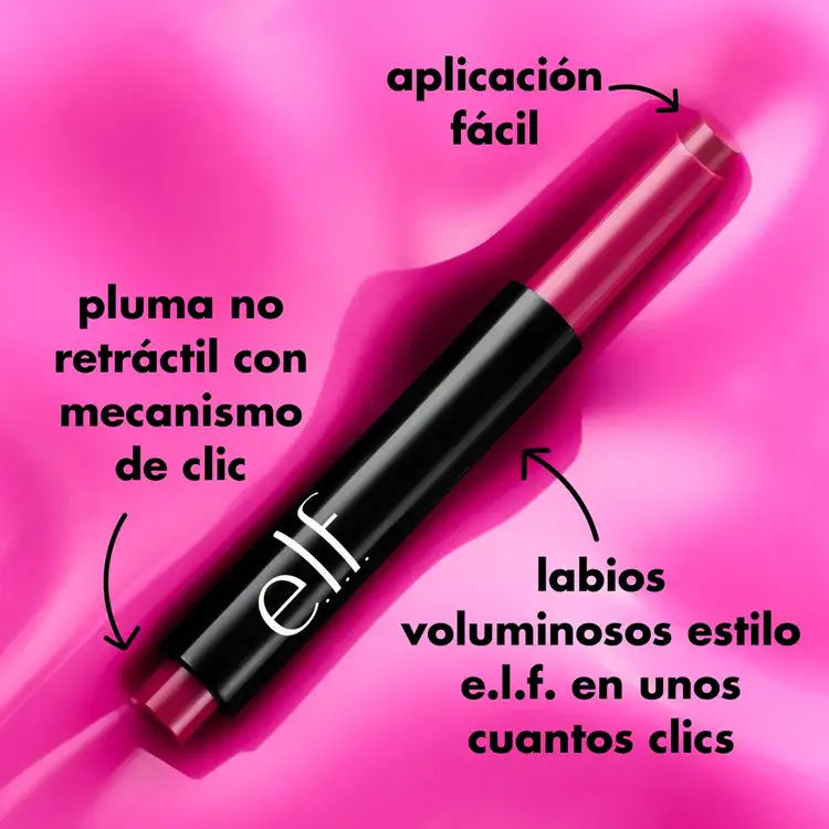 e.l.f. Pout Clout Lip Plumping Pen Bálsamo, brillo y voluminizador labial 3 en 1