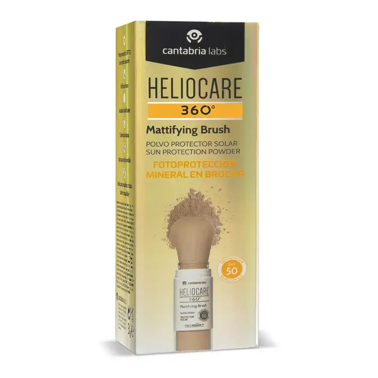 Mattifying Brush SPF 50 Protector solar facial en brocha