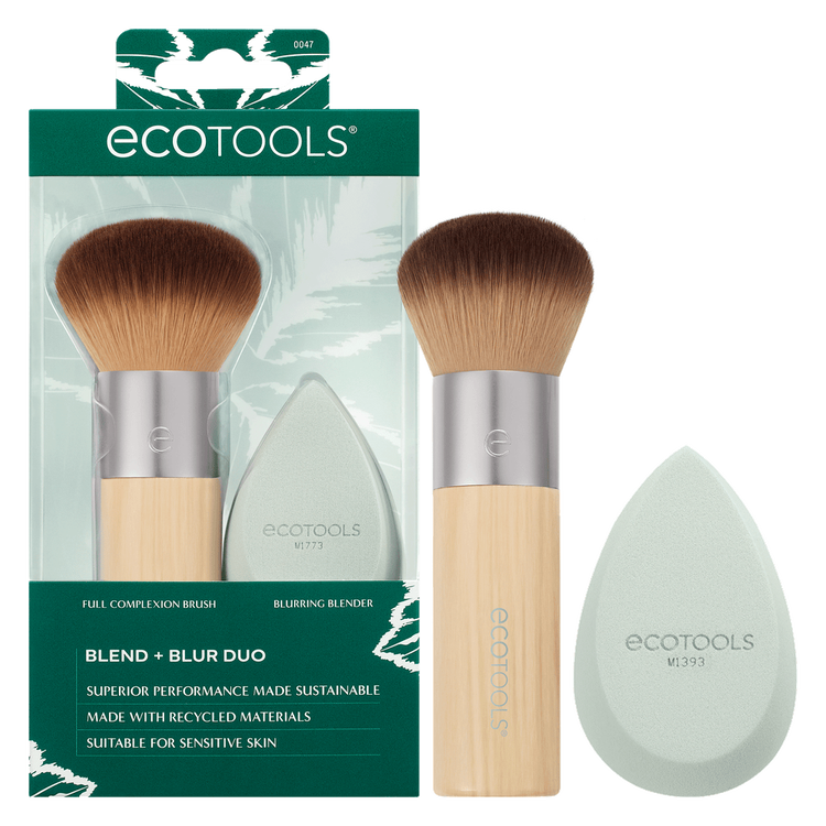 Blend + Blur Duo - Set de brochas, para polvos, crema y difuminar