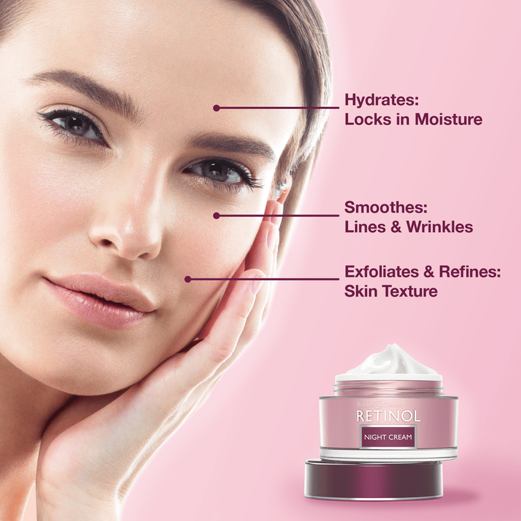 Retinol Crema facial con protector solar antiedad - spf 21