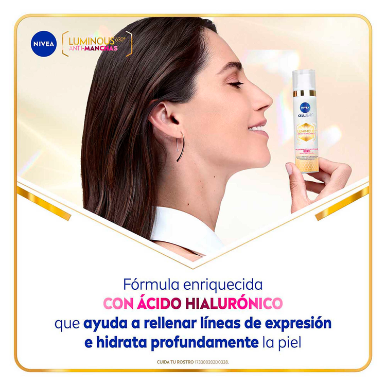 Luminous 630 - Fluido facial antimanchas, ayuda a reducir manchas