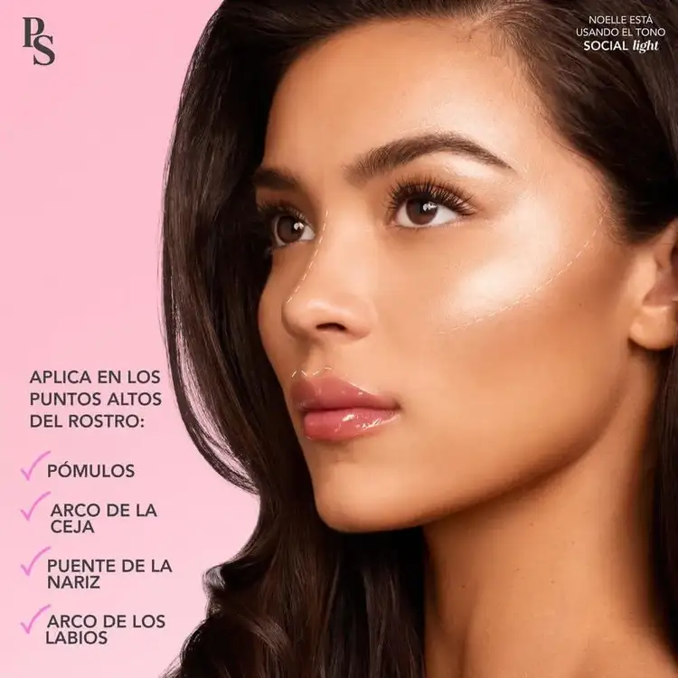 High Light Society - Iluminador en polvo, brillo intenso