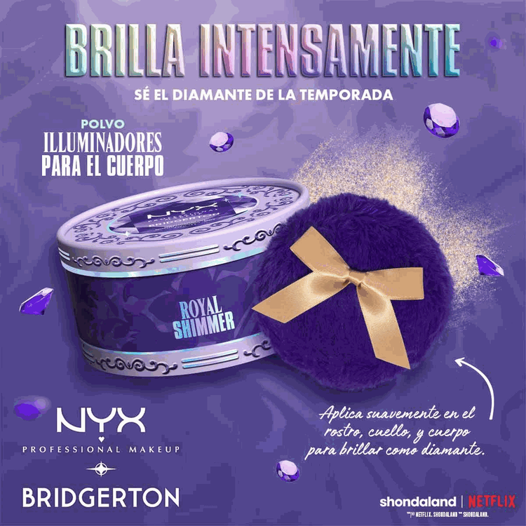 Bridgerton - Iluminador Corporal, brillo intenso y larga duración