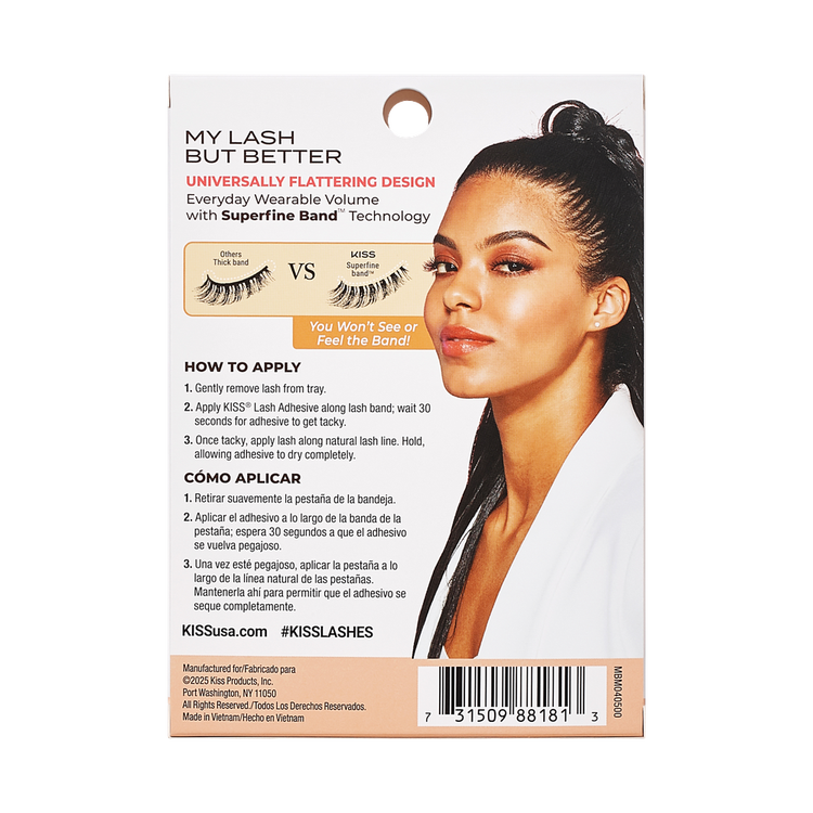 My Lash But Better Extensiones de pestañas individuales tira extra delgada