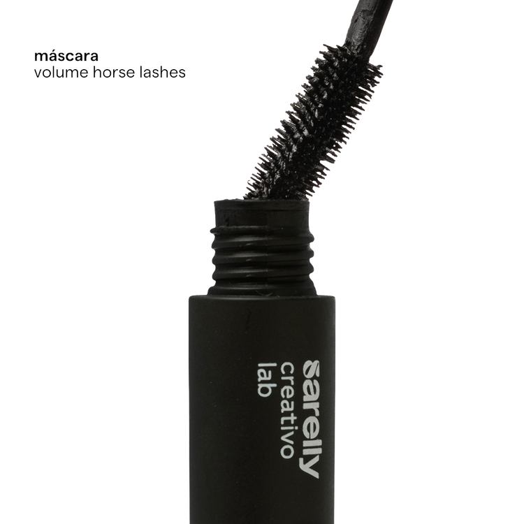 Volume Horse Lashes - Máscara waterproof para pestañas voluminizante, 10 gr