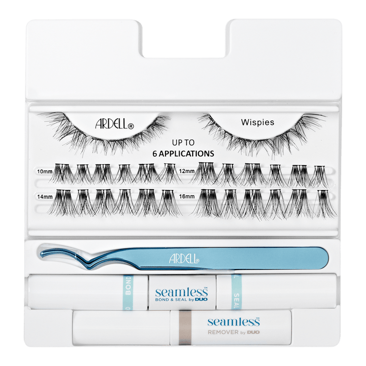 Seamless Underlash Extension Kit - Wispies Extensiones para pestañas inferiores alarga y da volumen sin que se note.